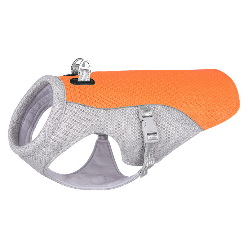 Summer Pet Dog Cooling Vest Heat Resistant Dogs Clothes Breathable
