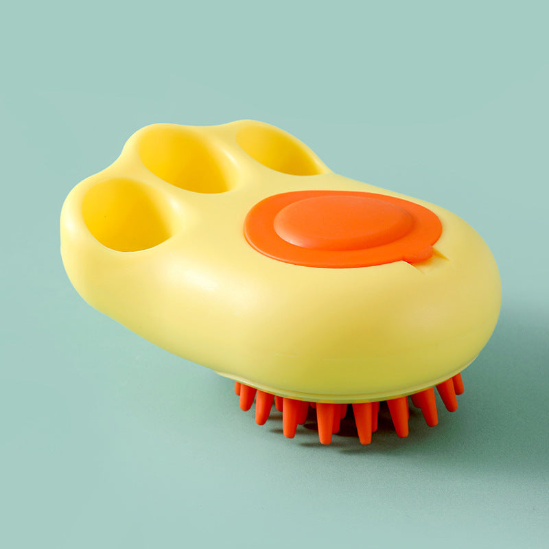 Durable Cat Paw Bath Brush Fine Foaming Labor-saving Cartoon