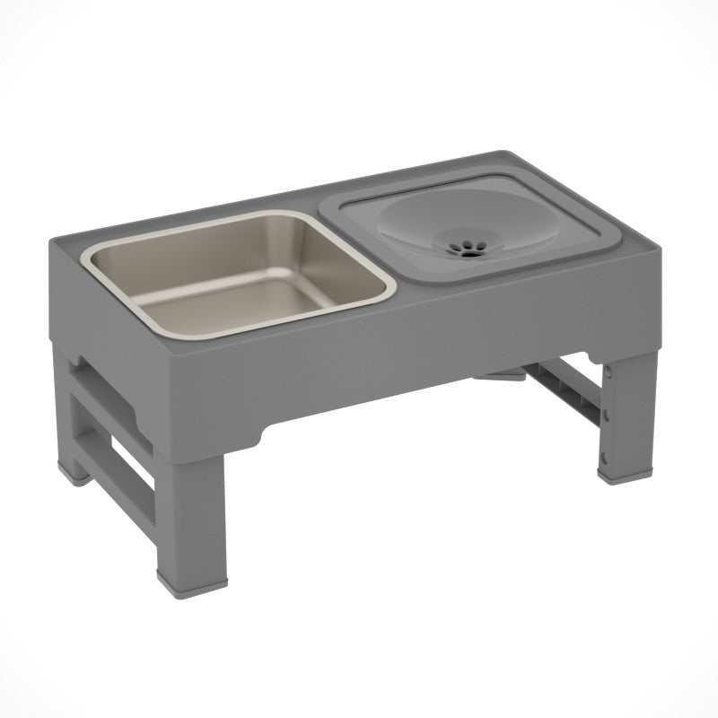 Dog Double Bowls Stainless Stand Adjustable Products