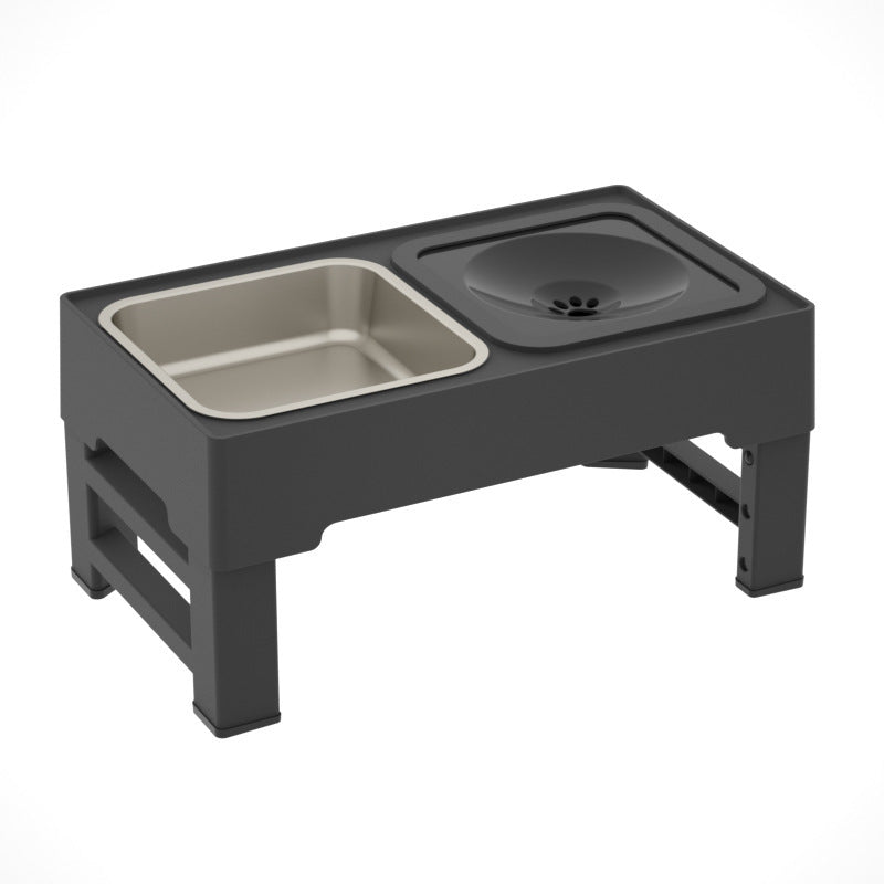 Dog Double Bowls Stainless Stand Adjustable Products