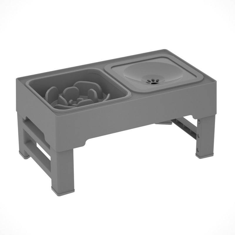 Dog Double Bowls Stainless Stand Adjustable Products