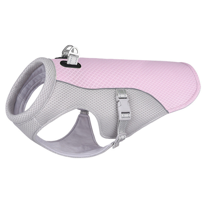 Summer Pet Dog Cooling Vest Heat Resistant Dogs Clothes Breathable
