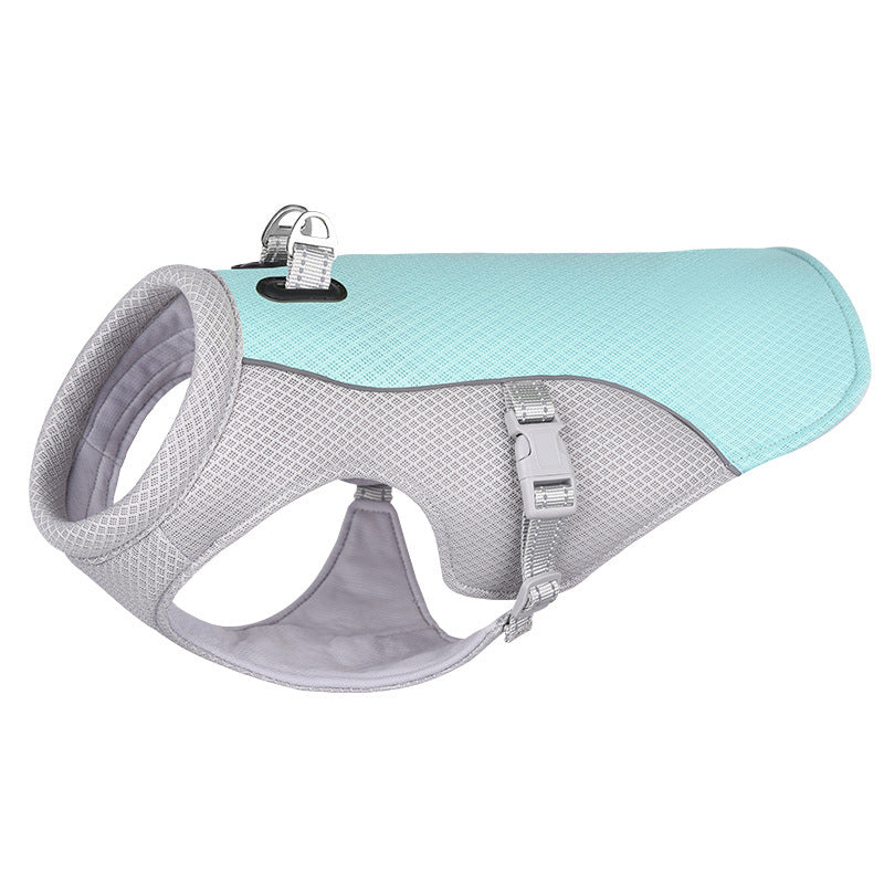Summer Pet Dog Cooling Vest Heat Resistant Dogs Clothes Breathable
