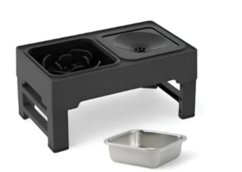 Dog Double Bowls Stainless Stand Adjustable Products