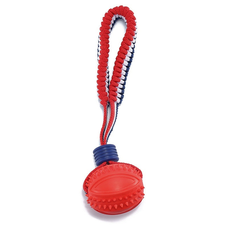 Interactive Dog Toy Ball Interactive Teether With Rope Dog Ball
