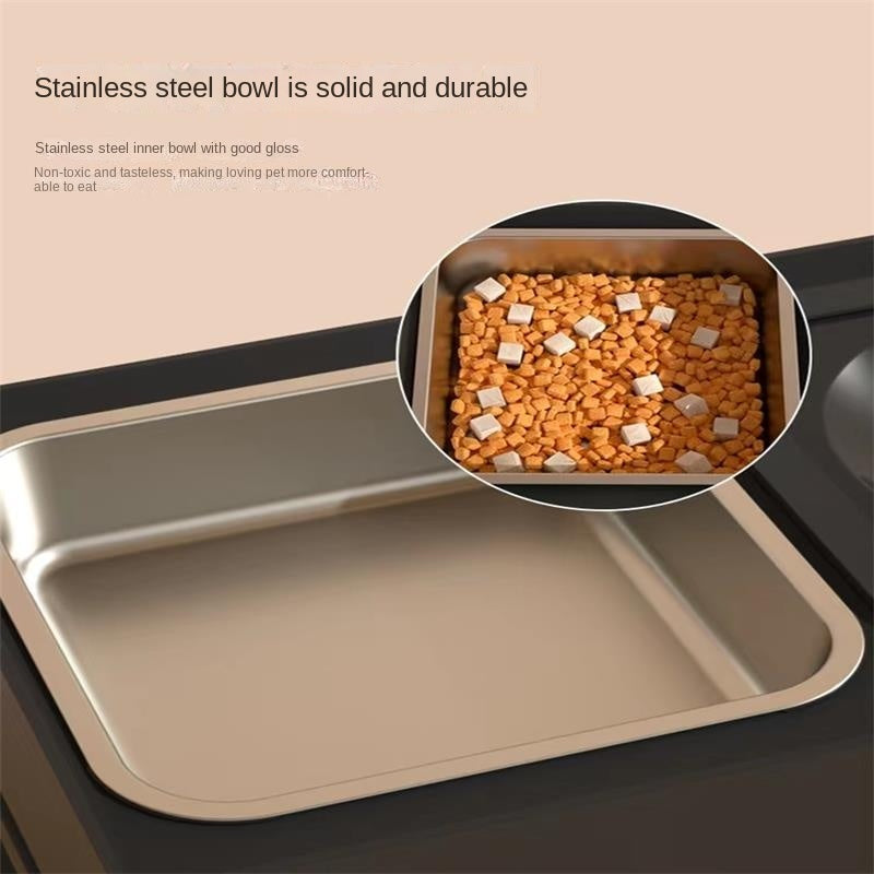 Dog Double Bowls Stainless Stand Adjustable Products