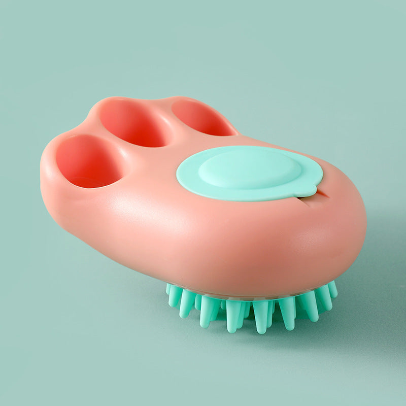 Durable Cat Paw Bath Brush Fine Foaming Labor-saving Cartoon
