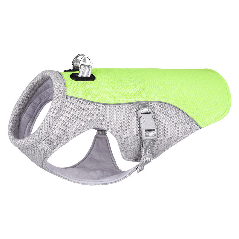 Summer Pet Dog Cooling Vest Heat Resistant Dogs Clothes Breathable